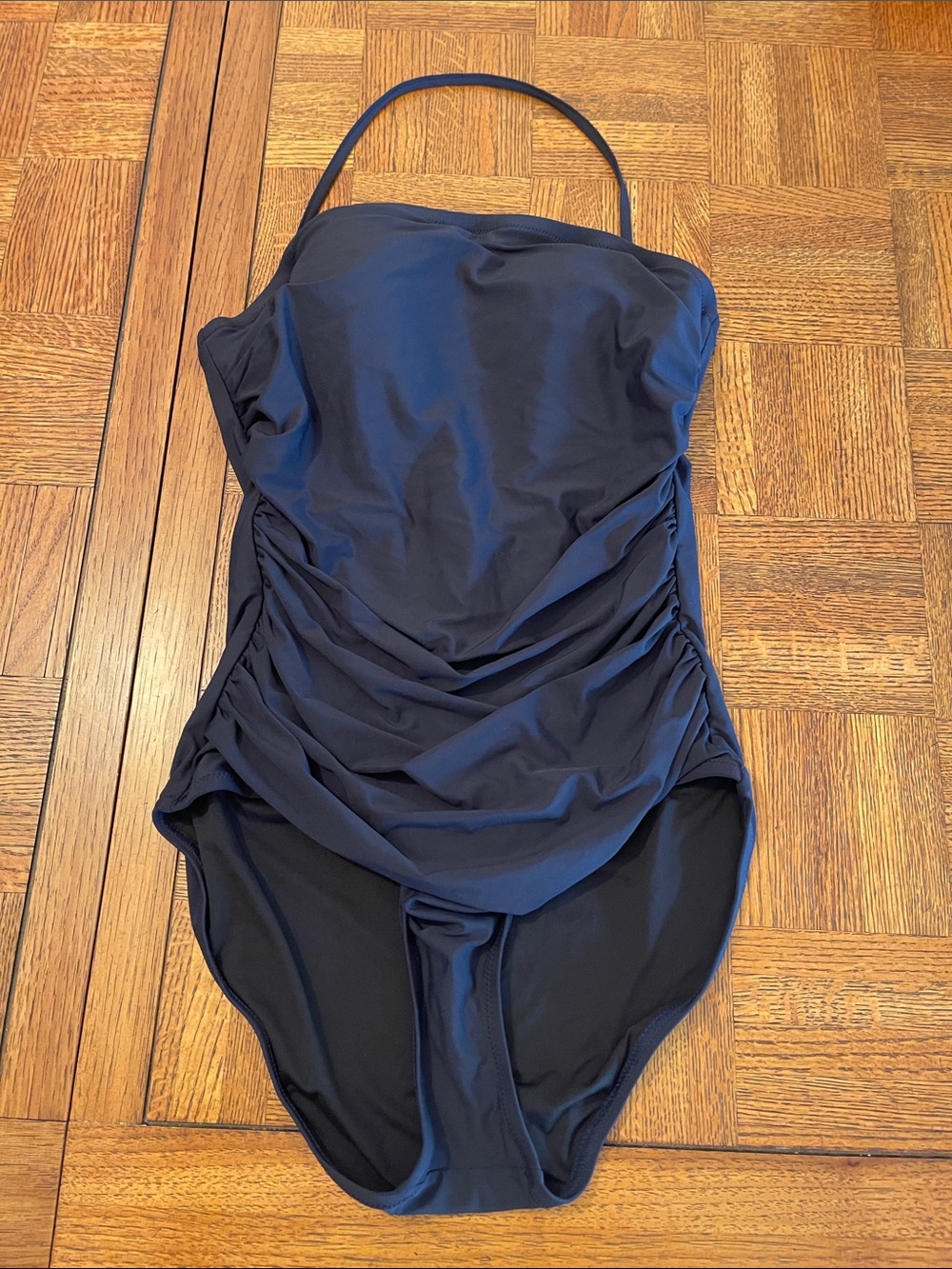 J. Crew Navy Blue One-Piece Swimsuit size 8